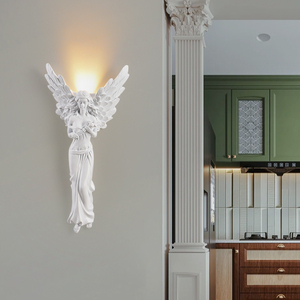 法式石膏壁灯欧洲创意雕刻卧室床头客厅电视背景墙过道走廊装饰灯