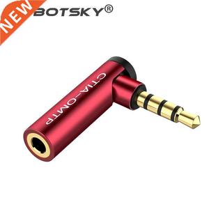 Robotsky 3.5mm Male to Female 90 Degree Right Angled Adapte