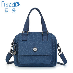 Frazzil/法姿新款包包女手提包休闲尼龙女式手拎包时尚妈妈帆布包
