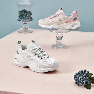 Skechers斯凯奇女鞋春夏新款黑白金四代闪电熊老爹熊猫鞋 149492