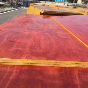 耐磨竹胶板防水覆膜板工程红木板红板胶合板阁楼多层板车厢底隔垫