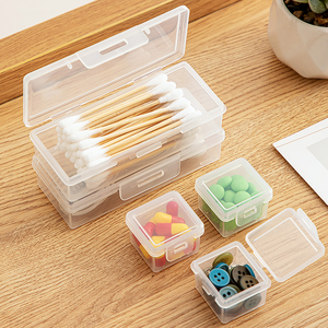 便携药盒迷你密封小盒子分装储物盒透明塑料盒随身食品级收纳盒