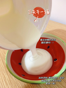 新疆瑞源脱脂酸奶0脂肪低卡无糖酸奶健身减无蔗糖大桶装1kg早餐奶
