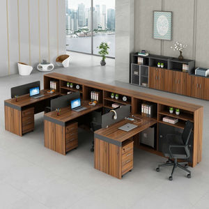 泽秋（ZEQIU）办公家具财务办公桌椅组合简约现代员工办公桌卡座