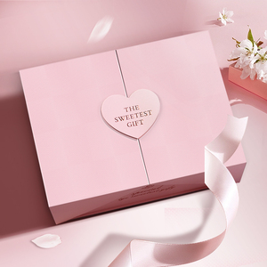 情人节粉色礼盒空盒伴手礼盒子生日礼物盒化妆品口红礼品盒包装盒