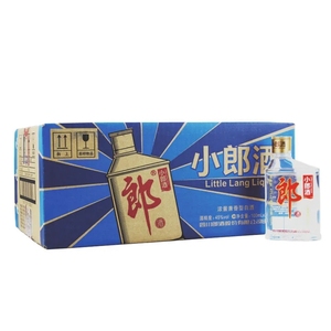 四川小郎酒歪嘴郎45度100ml*24瓶浓酱兼香型白酒纯粮口粮酒