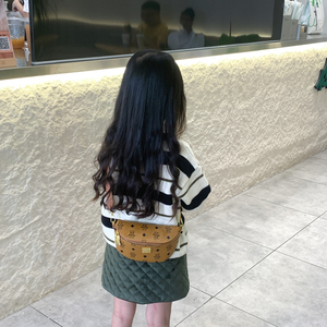 韩版儿童斜挎包女孩可爱小熊腰包宝宝包包女童胸包百搭小孩子挎包