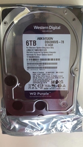 WD/西部数据WD63HKVS监控4tb 6TB紫盘监控NVR录像机硬盘大华海康