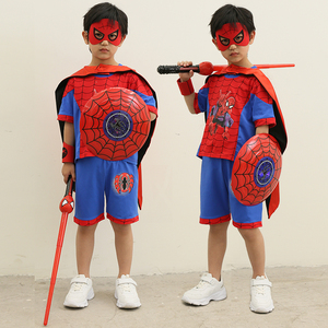 蜘蛛侠儿童套装幼儿园六一表演出服装小孩子角色扮演cosplay衣服