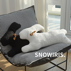 新款兔子先生抱枕新年装饰礼物ins风异形沙发长腰靠客厅午睡靠垫