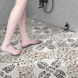 地砖贴自粘卫生间防水地贴地面翻新改造浴室专用防滑瓷砖贴纸地板