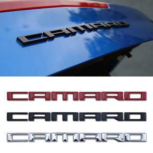 适用雪佛兰科迈罗CAMARO车贴大黄蜂车后尾箱英文字母金属改装车标