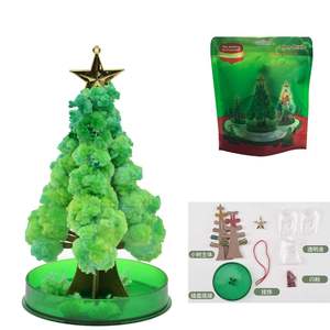 纸树会开花彩袋装圣诞树神奇魔法生长结晶树儿童DIY玩具礼物