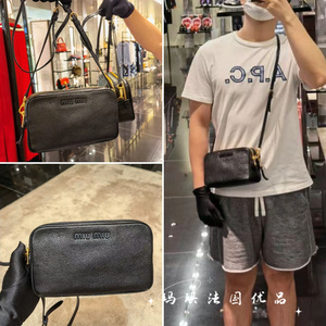 法国代购MIUMIU/缪缪横款相机包链条包手提包单肩女包斜跨包包