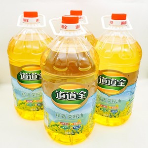 道道全一级精选菜籽油5L5升非物理压榨家用送礼瓶装食用油