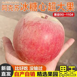 正宗新疆阿克苏冰糖心苹果王新鲜水果丑苹果甜红旗坡大果10斤整箱