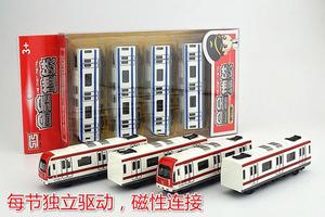 合金地铁和谐号动车组模型中国高铁城市地铁火车头磁吸儿童玩具车