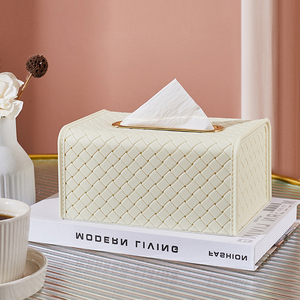 纸巾盒客厅高档轻奢风网红家用茶几装抽纸盒高级感餐巾纸盒子创意