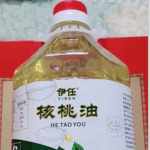 伊任核桃油2.5L精致压制物理初榨非转基因食用油大人小孩均可食用