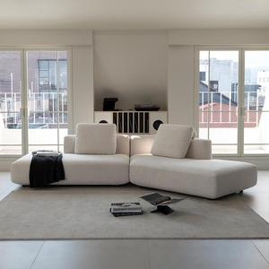 韩式极简ins风沙发设计师创意简约客厅休闲休息区样板房小户型
