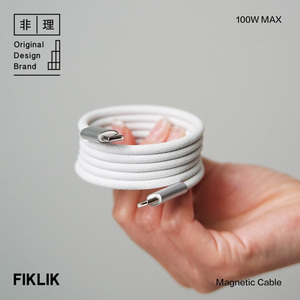 FIKLIK非理磁力充电线磁吸数据线自动贴合复位收纳适用苹果iPhone安卓手机PD快充Type-C100W充电线