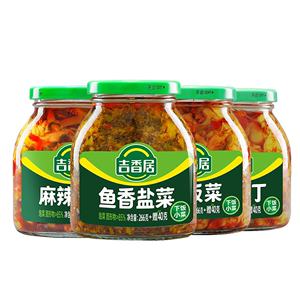 吉香居榨菜开味下饭菜306g爽脆笋丁麻辣三丝鱼香盐菜香菜芯下饭菜