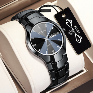瑞士绿茵正品陶瓷手表男士休闲商务全自动机械表防水十大品牌腕表