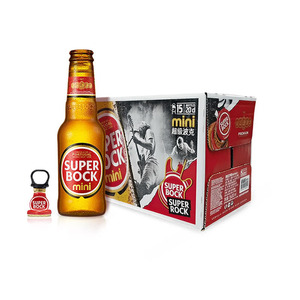 山姆代购SuperBock葡萄牙进口超级波克啤酒200ml*15整箱一拉即开