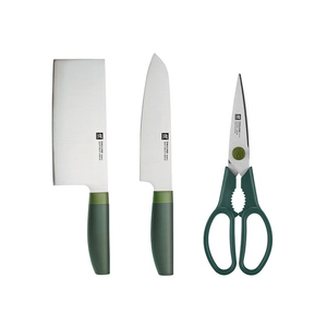 山姆代购双立人不锈钢刀具3件套多功能菜刀剪骨刀可拆卸厨房剪刀