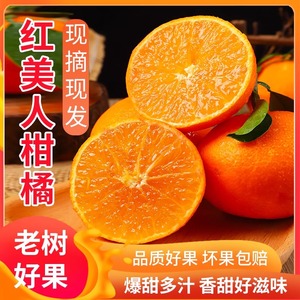 宁波红美人甜柑橘桔爱媛果冻橙28号当季新鲜水果9斤精品礼盒包邮