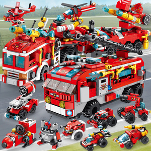 乐高积木城市消防系列汽车模型儿童益智拼装玩具男孩6岁以上礼物