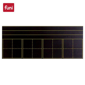 富尼（FUNI）CT-989-23磁性黑板贴四联田拼格磁片教学英语磁贴拼
