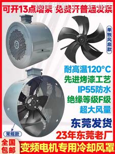 *变频电机冷却通风机散160/355A变频电机风罩热风扇G80/G90/G132/