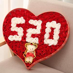 情人节生日礼物送女朋友创意礼盒520小礼品实用玫瑰香皂花