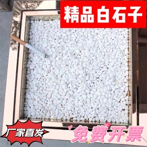 酒店垃圾桶箱烟灰缸灭烟用白石子石子细砂石英砂水处理砂石米造景