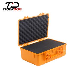 TigerDog防护箱设备工具ABS收纳箱塑料五金器材安全箱手提式箱子