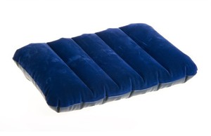 原装正品INTEX充气枕头坐垫旅行枕午休枕颈枕航空枕68672植绒表面