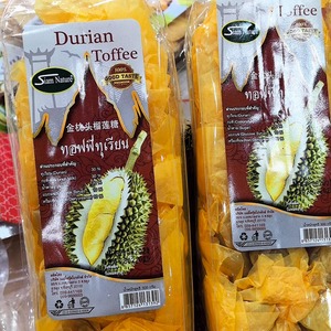 泰国原装进口美味300克每袋金枕头榴莲果肉糖果包邮