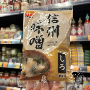 香港代购日本HANAMARUKI花丸喜信州味噌(白)  速食汤方便酱料350G