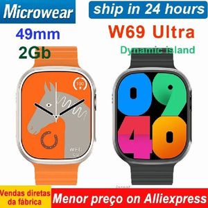 Microwear IWO W69 2GB ROM Smart Watch Men 49MM  Series 9 Com