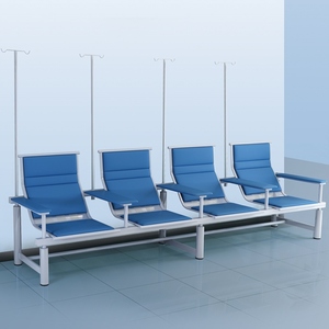医用输液椅联排医疗诊所单人三连坐排椅门诊候诊凳子吊针座椅子