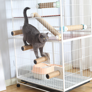 猫笼用猫爬柱猫楼梯猫抓板黄麻猫抓柱多层猫爬架攀爬猫咪玩具用品