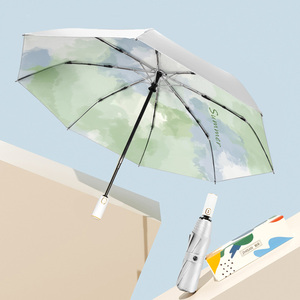 蕉下全自动折叠防晒晴雨伞女两用折叠防紫外线太阳伞遮阳小巧便携