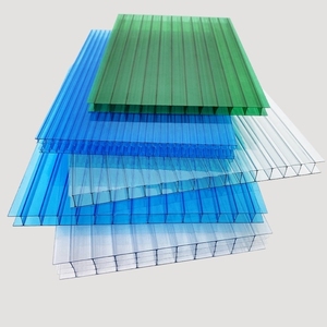 阳光板耐力板挡风PC顶棚聚碳酸酯平板硬板透明瓦蜂窝隔断塑料加厚