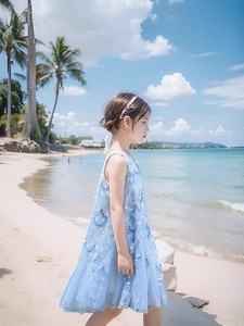 爱莎公主裙女童连衣裙夏款2024新款夏季女孩美人鱼夏装儿童裙子夏