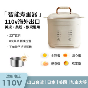 出口110v煮蛋器家用可煮粥多功能自动断电蒸蛋器美国日本用小家电