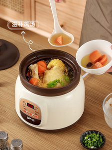 日本ZSVIP煲汤锅全自动紫砂电炖锅家用多功能炖汤煮粥养生陶瓷锅