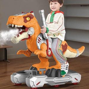 。恐龙车可坐人电动玩具车骑滑行车大号儿童汽车34岁男童礼物男孩