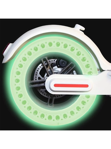 小米电动滑板车8.5寸前后轮夜光轮胎8.5*2.0实心减震荧光蜂窝轮胎