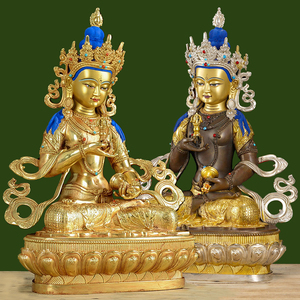 金刚萨埵纯铜佛像鎏金鎏银西藏供奉5寸7寸10寸15寸20寸尼泊尔